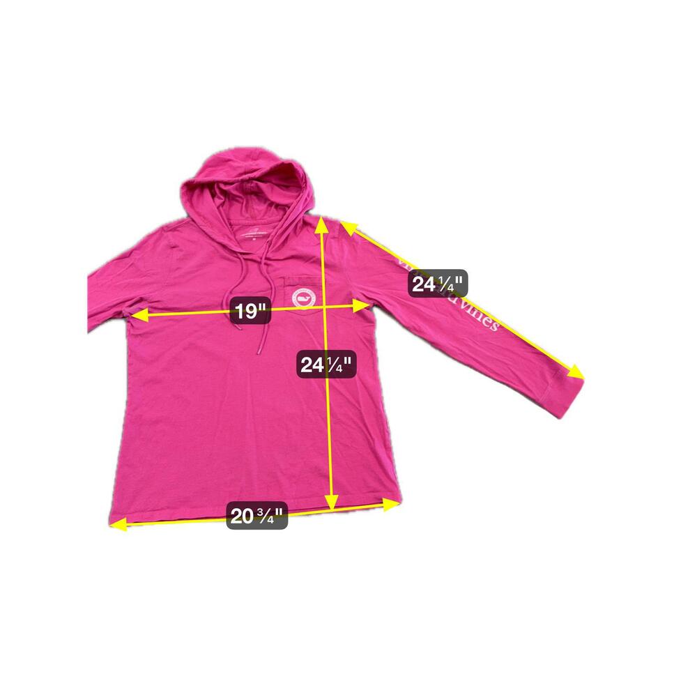 Vineyard Vines Women's Long Sleeve T-Shirt Hoodie - Some Wear (see pics) - M